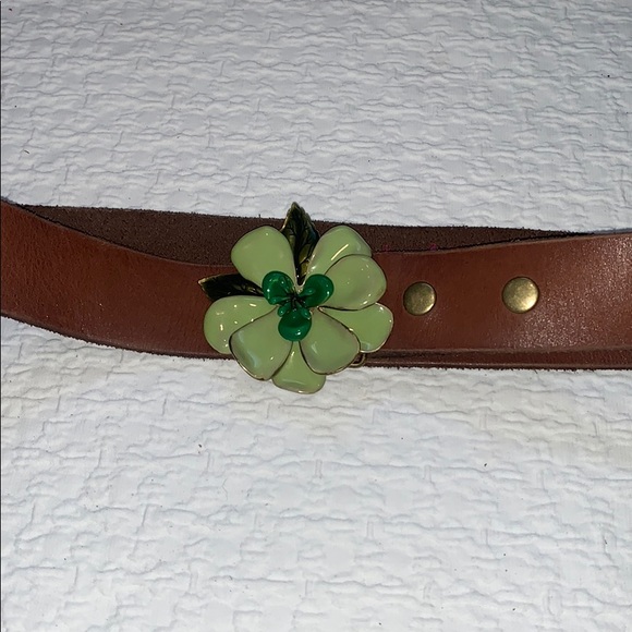 Lucky Brand Accessories - Lucky Brand Enamel Flower Belt